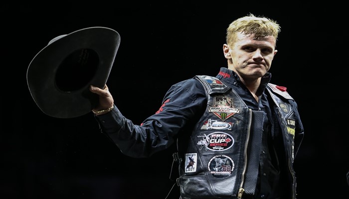 Flawless Brock Radford Dominates Opening Night of 2022 PBR Canada National Finals to Surge to Event Lead and Hone within 45 Points of the No. 1 Rank