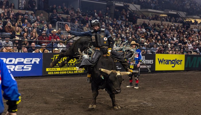 Nash Loewen turns heads in PBR Canada Debut